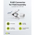 CAT 6A feldkonfektionierbarer RJ45-Stecker, UTP ungeschirmt- VPE: 1