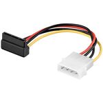 PC-Stromkabel/Stromadapter, 5.25-Stecker zu SATA 90°, 0.13m- VPE: 1