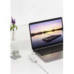 USB-C™-Ethernet-Adapter, weiß, RJ45-Buchse(8P2C)- VPE: 1