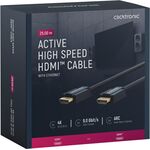 Aktives High-Speed-HDMI™-Kabel mit Ethernet, 25m- VPE: 1