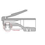 RJ45 Stecker, CAT 6A UTP ungeschirmt- VPE: 10