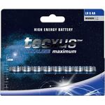 5er-Set weiße LED-Echtwachs-Stabkerzen, inkl. Fernbedienung und 10x AA (LR6)- VPE: 1