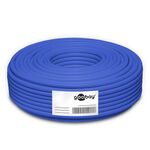 CAT 7A Netzwerkkabel, S/FTP (PiMF), blau, 50m- VPE: 1