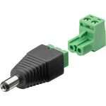 Terminal Block 2-pin > DC-Stecker (5,50 x 2,10 mm)- VPE: 10