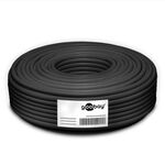 CAT 6 Outdoor Netzwerkkabel, U/UTP, schwarz, 100m- VPE: 1