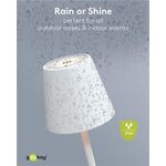 Kabellose LED-Tischleuchte, weiß- VPE: 1