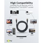 DisplayPort-auf-HDMI™-Kabel, 3m- VPE: 1