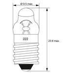 Taschenlampen-Spitzlinse, 0,5 W, 0.5W- VPE: 100