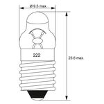 Taschenlampen-Spitzlinse, 1,55 W, 1.55W- VPE: 100
