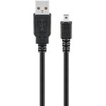 USB 2.0 Hi-Speed-Kabel, Schwarz, 1.8m- VPE: 1