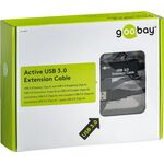 USB 3.0 Aktives USB-Verlängerungskabel, 5 m, schwarz, 5m- VPE: 1