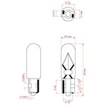 T5 Glassockel-Glühlampe, 1,2 W- VPE: 100