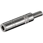 Klinkenkupplung - 6,35 mm - mono, Klinke6,35mmBuchse(2-Pin,mono)- VPE: 10