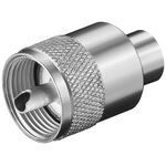 UHF-Stecker für Kabel von max. 6 mm Ø, 6mm- VPE: 10