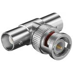 BNC-Stecker > 2x BNC-Kupplung- VPE: 10