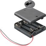 4x AA (Mignon) Batteriehalter- VPE: 10