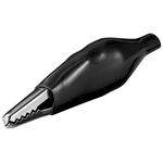 Krokodilklemme schwarz, Schwarz- VPE: 10
