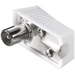 Koax-Winkelstecker mit Schraubbefestigung- VPE: 10
