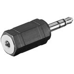 Kopfhörer-Adapter, AUX-Klinke 3,5 mm zu 2,5 mm, Klinke3,5mmStecker(3-Pin,stereo)- VPE: 10