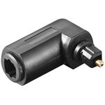 TOSLINK Digital Audio-Adapter 90° gewinkelt- VPE: 10
