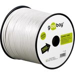 Lautsprecherkabel weiß, 100m- VPE: 1