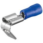 Steckerverteiler Flachstecker, blau, Blau- VPE: 1