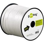 Lautsprecherkabel weiß, 100m- VPE: 1