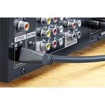 Toslink-Kabel abgewinkelt und drehbar, 1m- VPE: 1