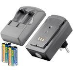 Fotobatterie-Ladegerät inkl. 2x RCR123-Akkus- VPE: 1