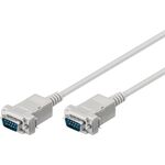 D-SUB 9 pin Anschlusskabel, Stecker/Stecker, seriell 1:1, 2m- VPE: 1