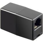Telefon-Adapter, Schwarz- VPE: 10