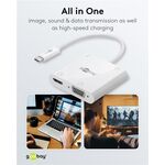 USB-C™ Multiport-Adapter auf HDMI™, VGA, Power Delivery, 100 W- VPE: 1