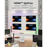 HDMI™-Splitter 1 auf 4- VPE: 1