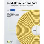 Glasfaserkabel (FTTH), Singlemode (OS2) Yellow, (Simplex), 10 m, 10m- VPE: 1