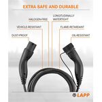 Ladekabel Typ 2, bis zu 22 kW, 10 m, schwarz, 10m- VPE: 1
