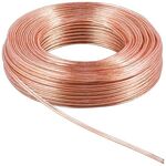 Lautsprecherkabel transparent, 25m- VPE: 1