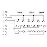 TAE Telefon-Adapter-Stecker- VPE: 10