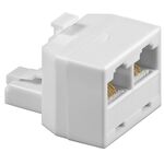 ISDN-T-Adapter, Weiß- VPE: 10