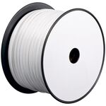 Telefonflachkabel 6-adrig, 100 m Rolle, AWG 28, CCA (kupferkaschiertes Aluminium)- VPE: 1