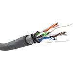 CAT 5e Netzwerkkabel, SF/UTP, grau, 305m- VPE: 1