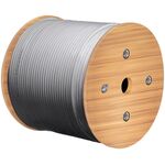 CAT 6A Netzwerkkabel, S/FTP (PiMF), grau, 305m- VPE: 1