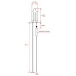 Mini-Pisello Subminiatur-Glimmlampe, 0,25 W- VPE: 100