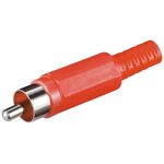 Cinch-Stecker, Rot- VPE: 10