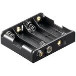 4x AA (Mignon) Batteriehalter- VPE: 10