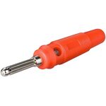 Bananen-Stecker, Rot- VPE: 10