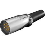 Mikrofonstecker, XLR-Stecker (5-Pin), 5Pin- VPE: 1