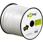 Lautsprecherkabel weiß, 100m- VPE: 1
