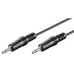 Audio Verbindungskabel AUX, 3,5 mm Mono, 1.5m- VPE: 1