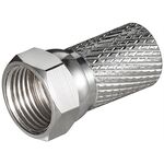 Aufdreh-F-Stecker 7,0 mm- VPE: 100