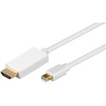 Mini DisplayPort™/HDMI™-Adapterkabel 1.2, vergoldet, 1m- VPE: 1